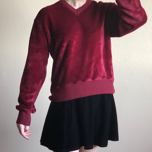 Vintage | Sweaters | Vintage Vneck Red 